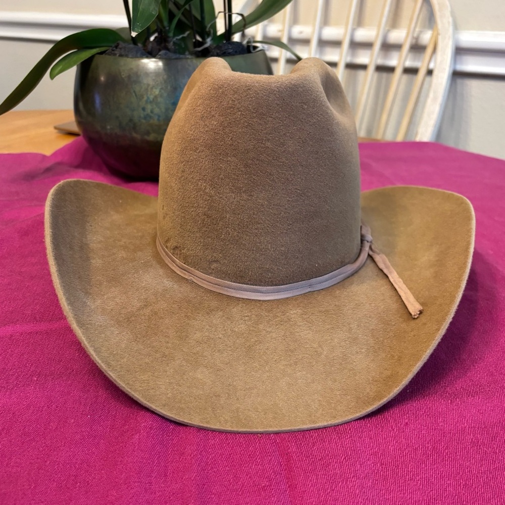 Resistol 10X Beaver Cowboy Hat for Women Size 6 7/8